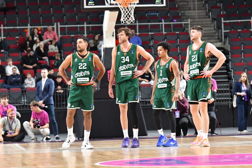 Cedevita Olimpija tudi po tretjem krogu evropskega pokala brez zmage