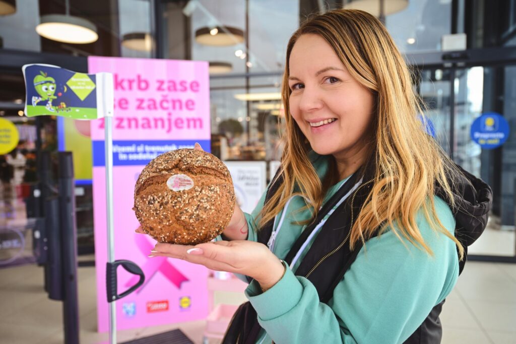 Lidl Slovenija in Žito v roza oktobru: od vsakega prodanega hlebca kruha donacija za ozaveščanje